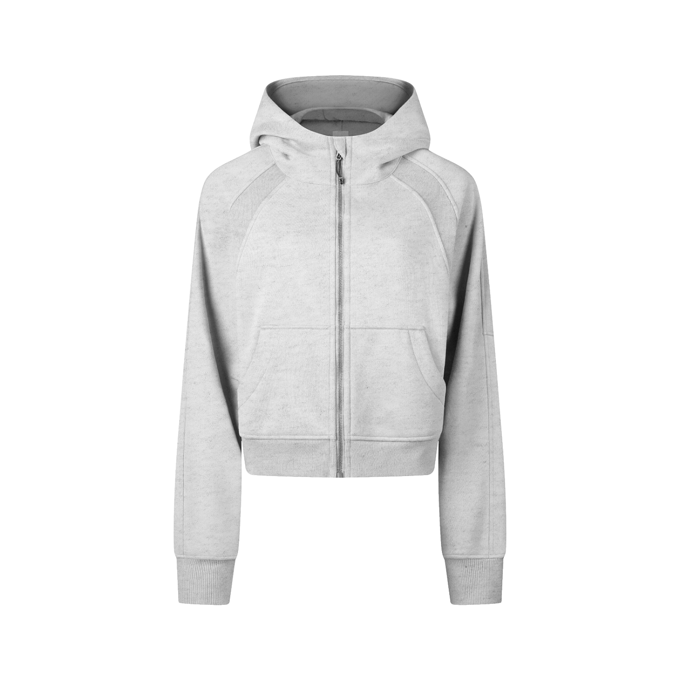 EVERYDAY Cropped Zip-Through Hoodie