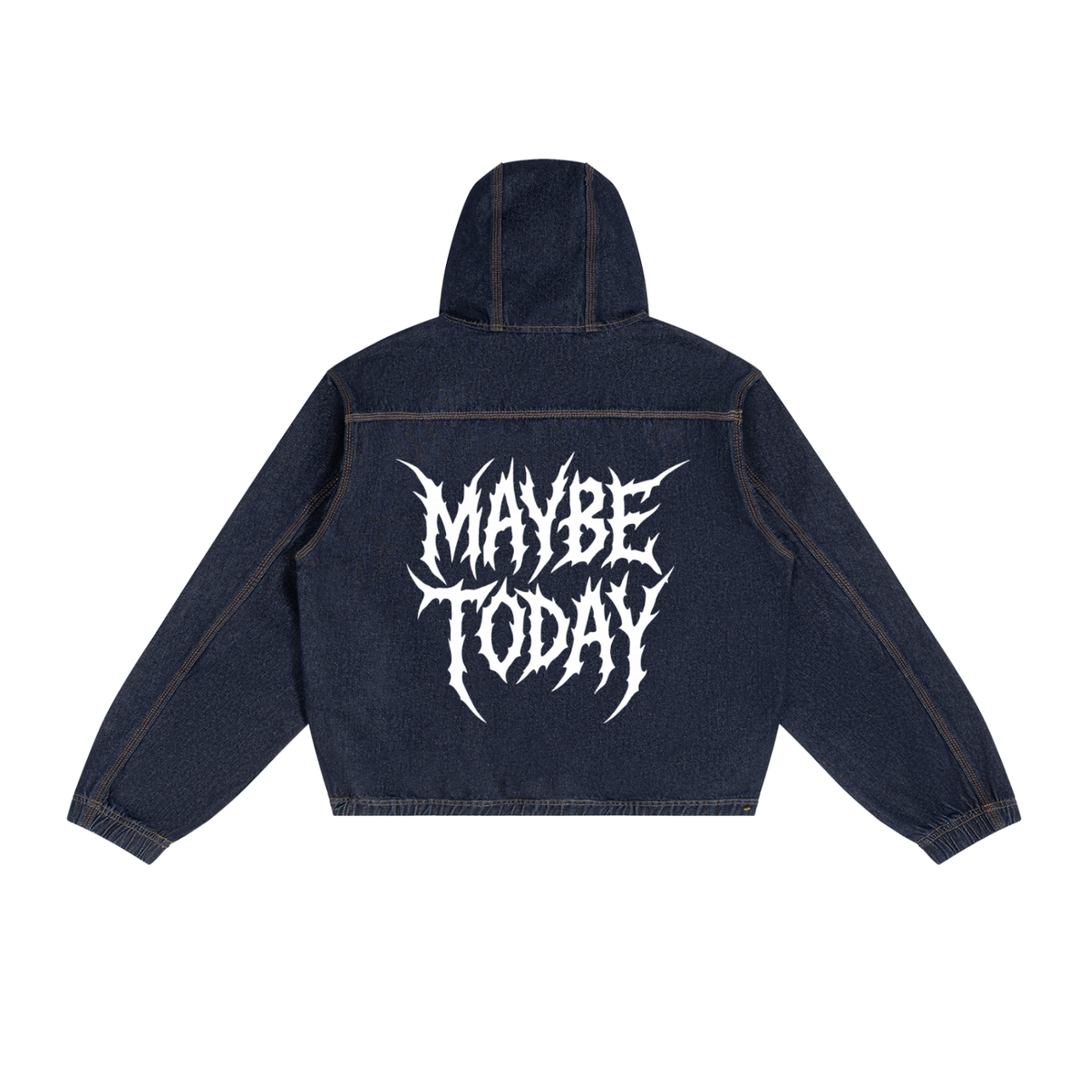 Hardcore Vintage Wash Hooded Denim Jacket