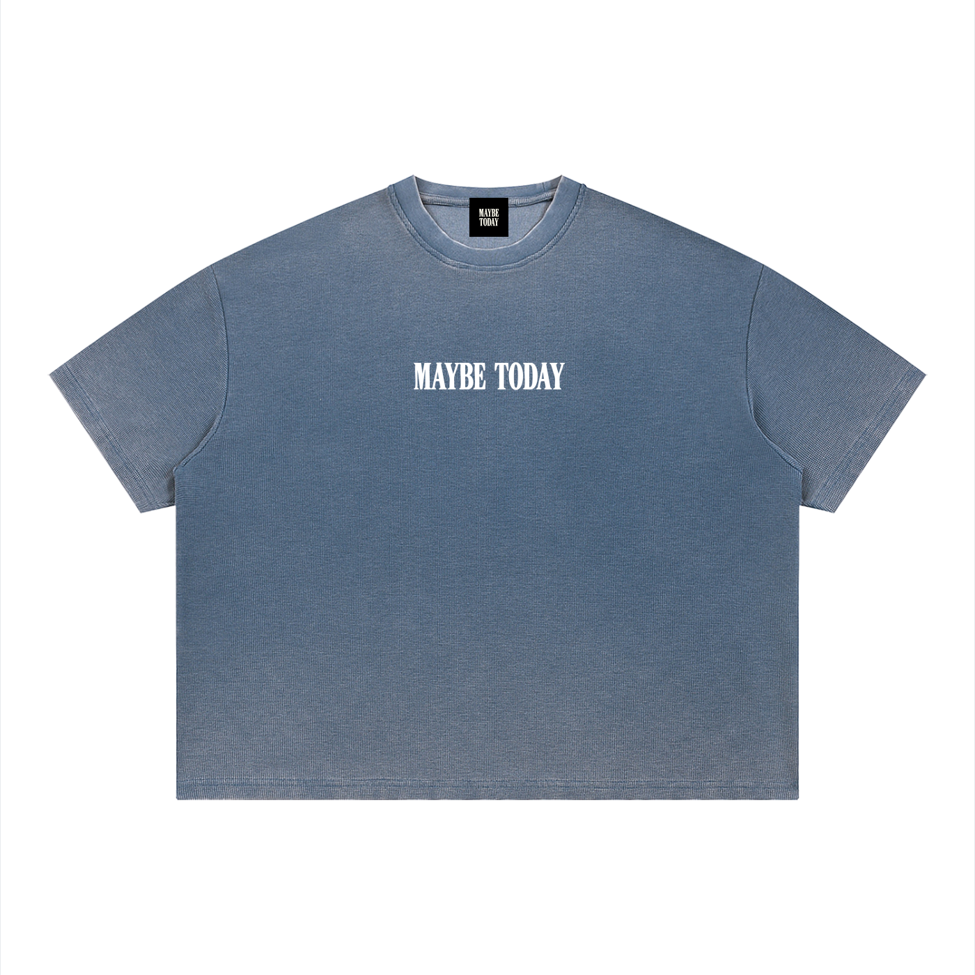Logo Sunfade Boxy Waffle Tee