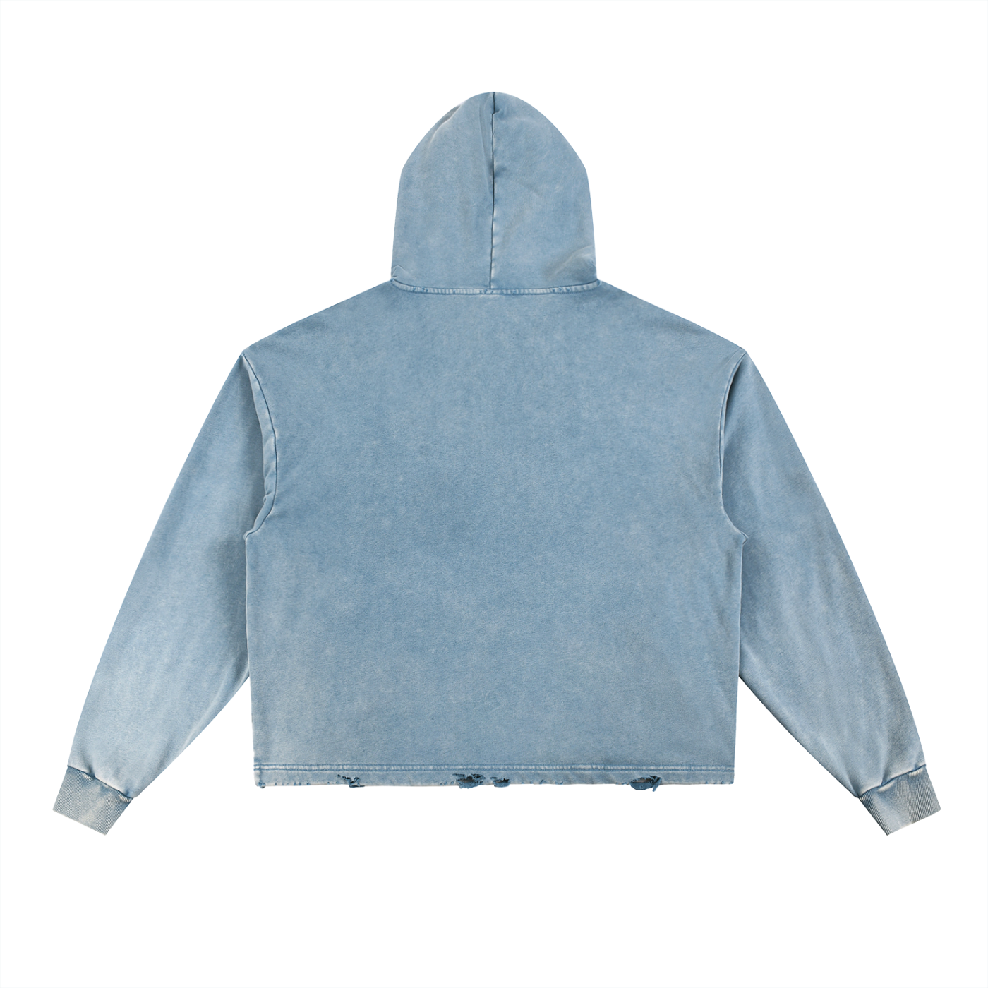EVERYDAY Vintage Washed Frayed-Hem Hoodie