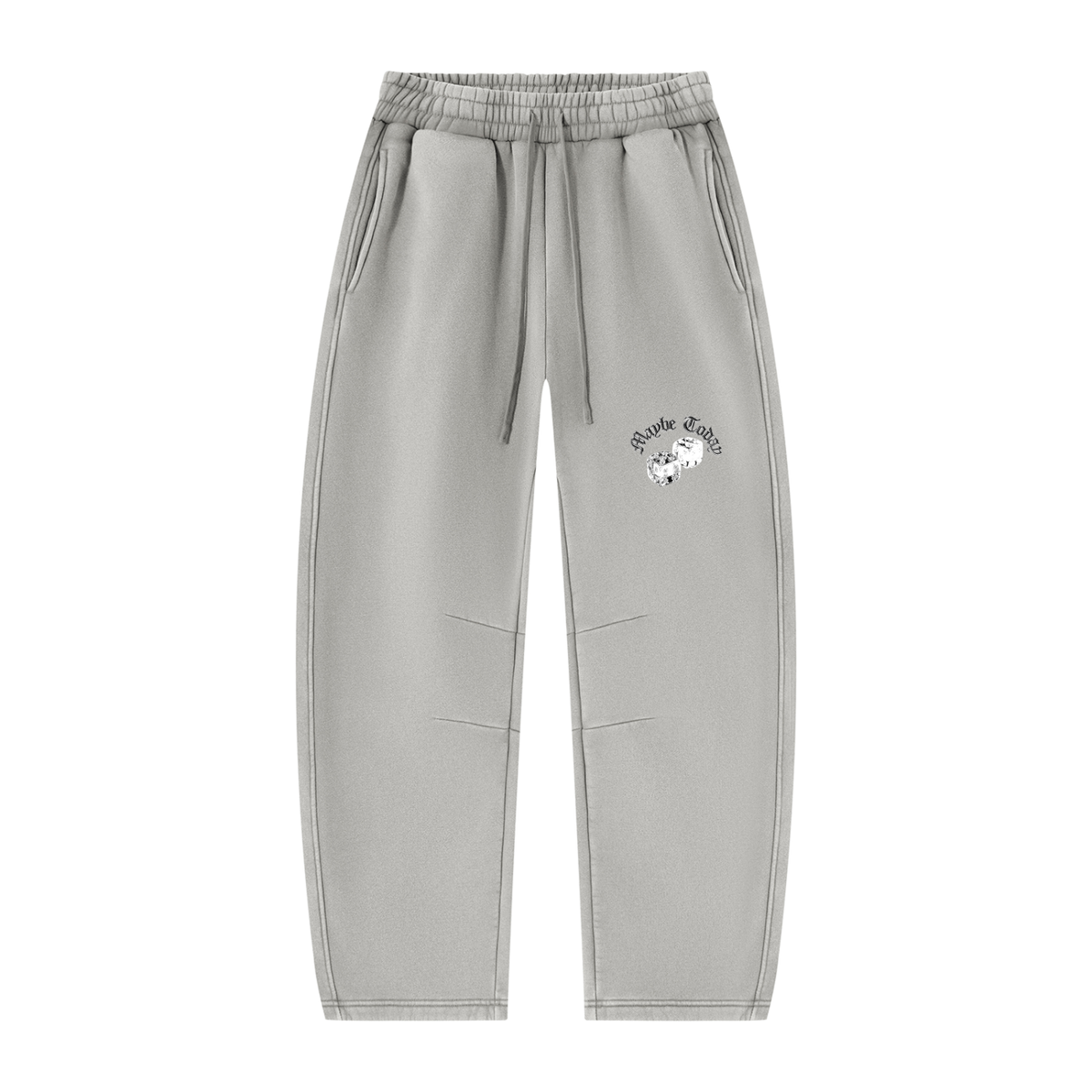 Dicey Barrel Leg Fleece Sweatpants