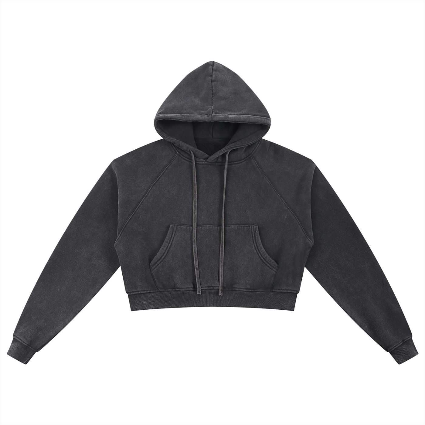 EVERYDAY Snow Washed Cropped Hoodie