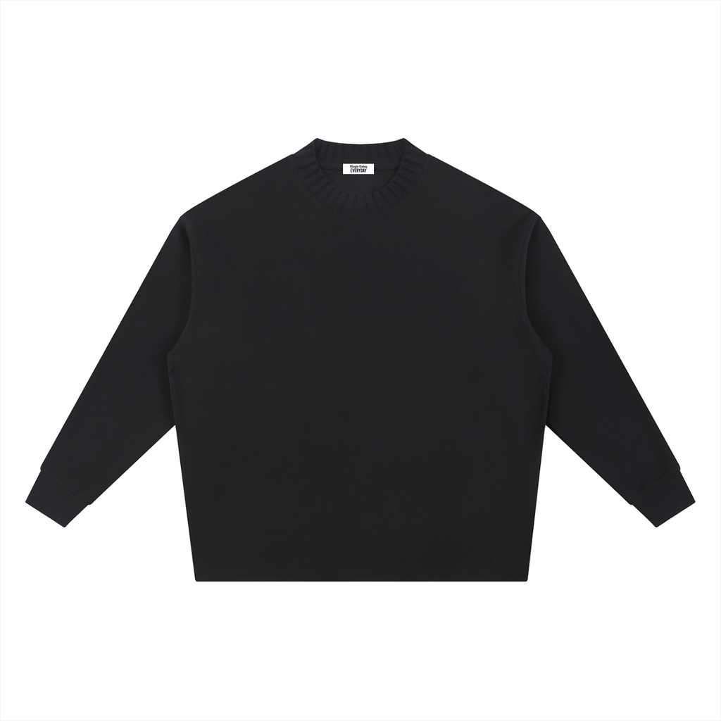 EVERYDAY Knitted Round Neck Sweatshirt
