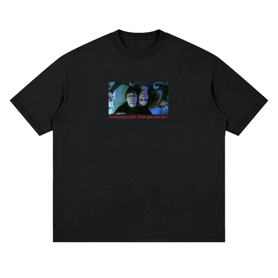Burning in Hell Drop Shoulder Tee