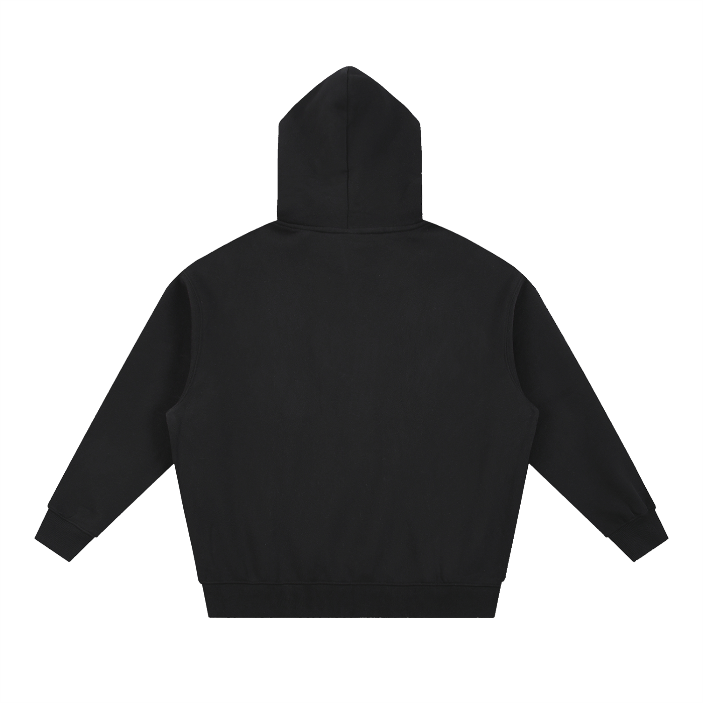HELL WAS BORING Boxy Fit Fleece Hoodie