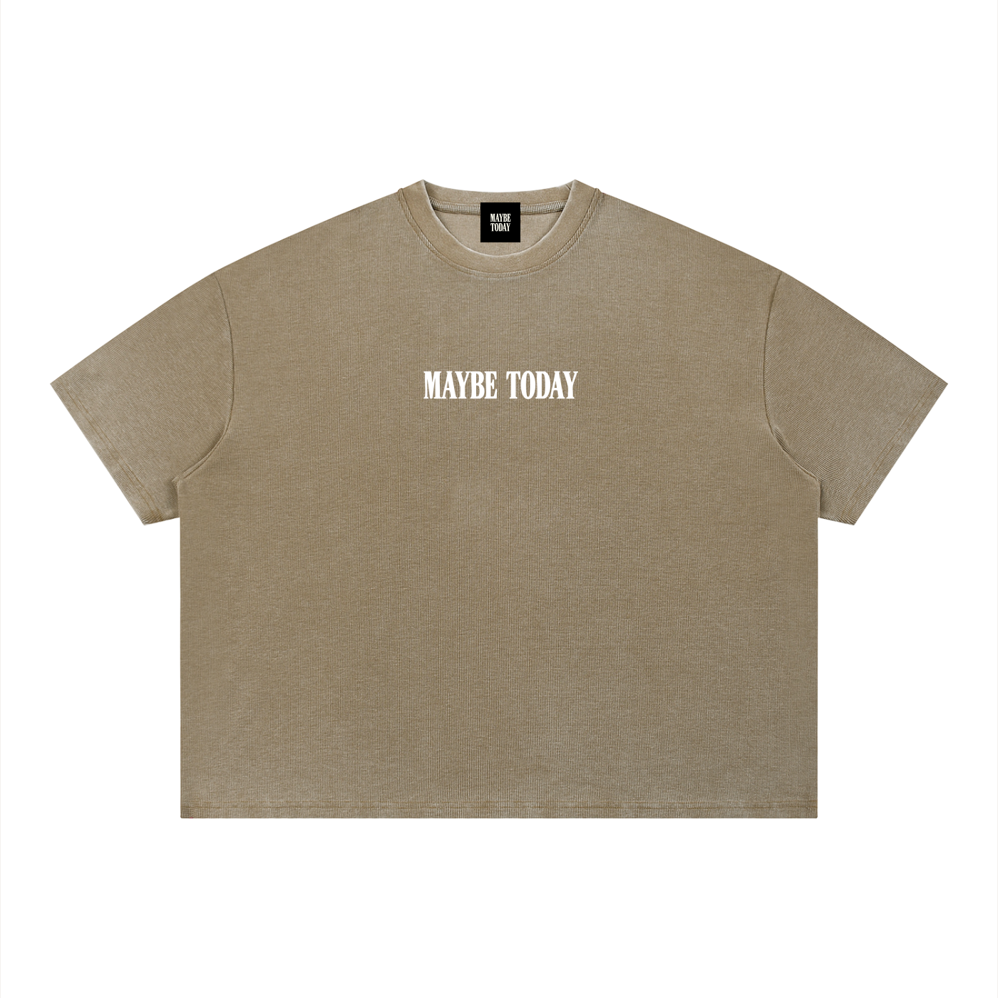 Logo Sunfade Boxy Waffle Tee