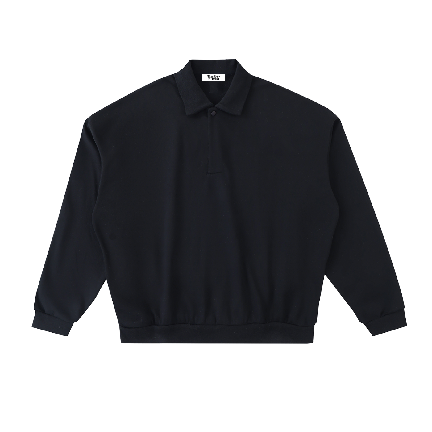 EVERYDAY Heavyweight Fleece Polo Sweatshirt