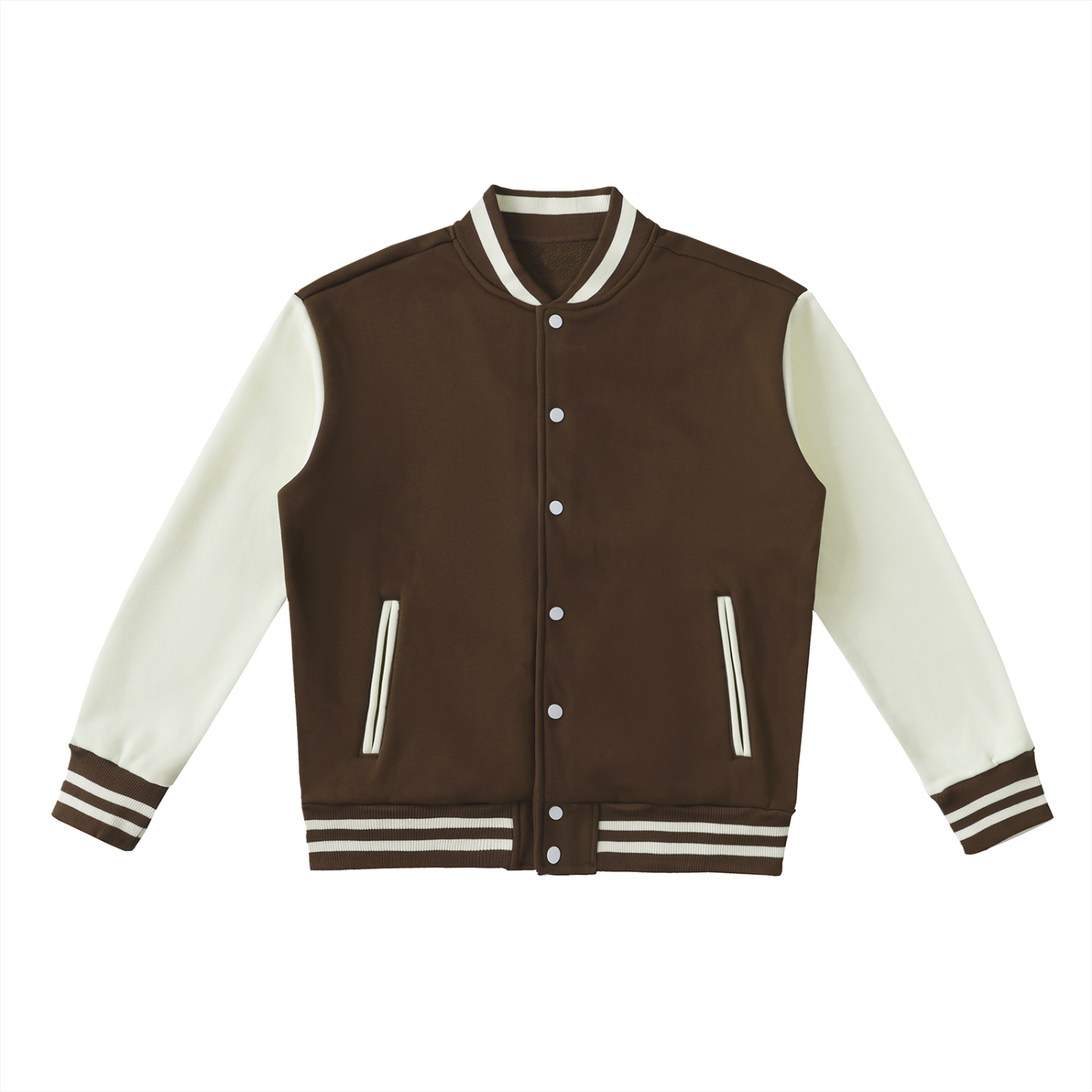 EVERYDAY Two-Tone Fleece Varsity Jacket
