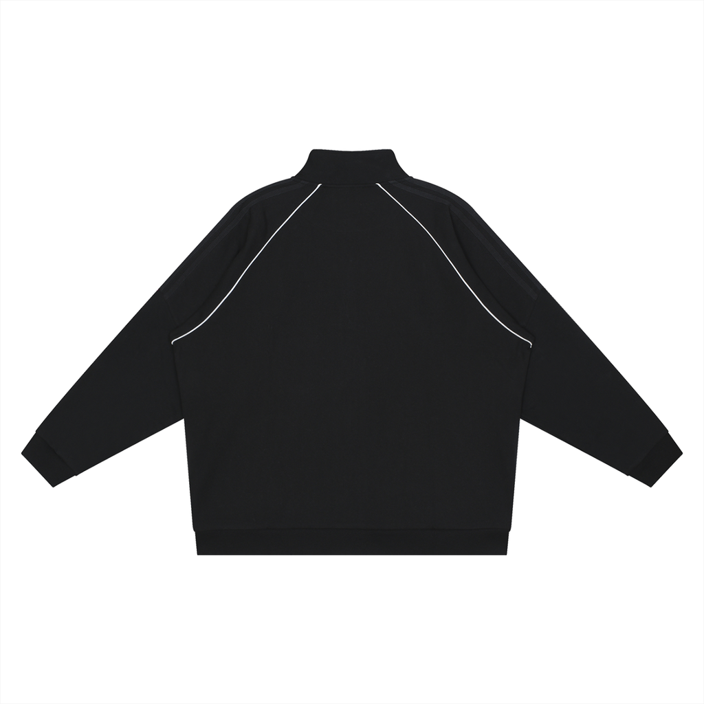 EVERYDAY Reflection Striped Raglan Sleeve Jacket