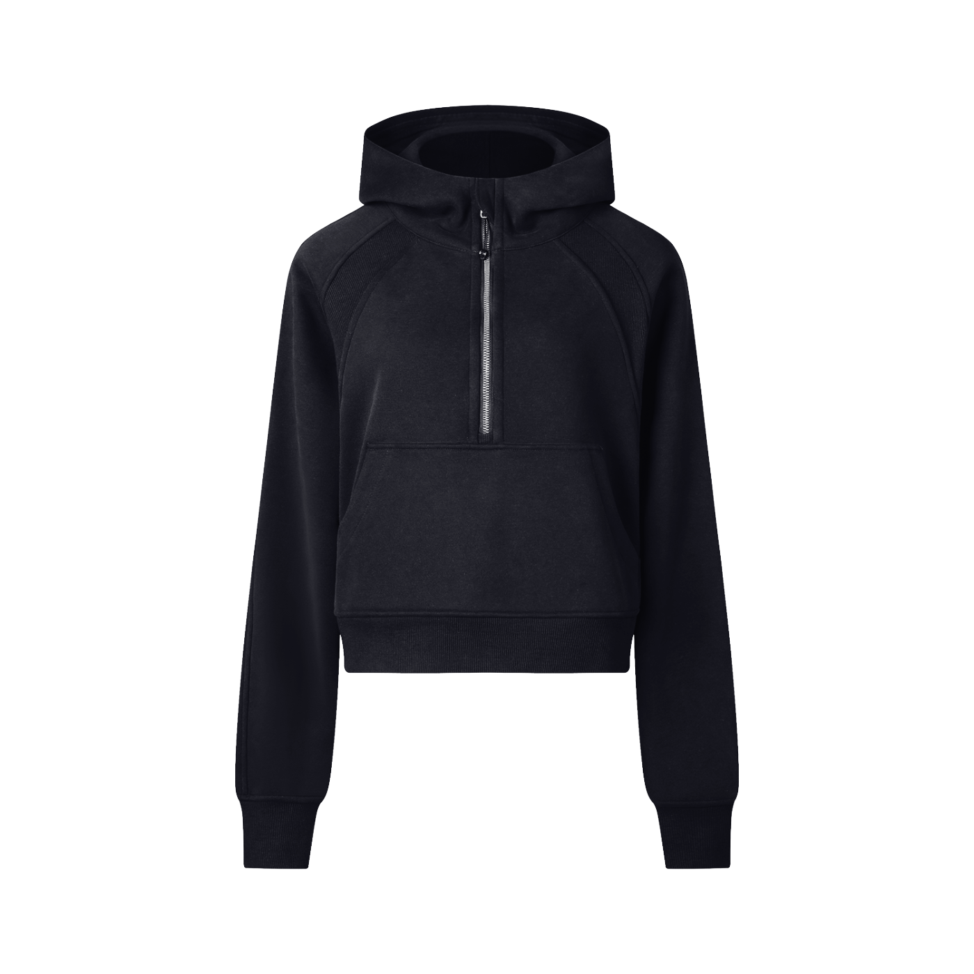 EVERYDAY Cropped Half-Zip Hoodie