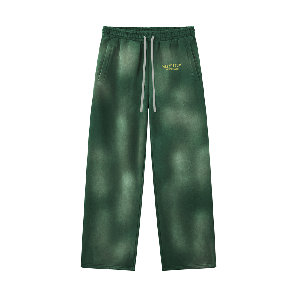 SMILE Wide Leg Fleece Sweatpants