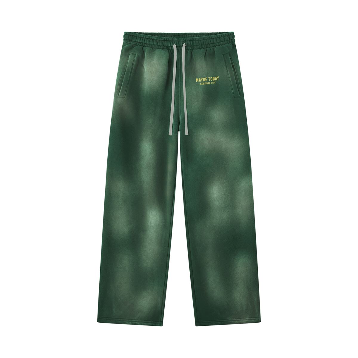SMILE Wide Leg Fleece Sweatpants
