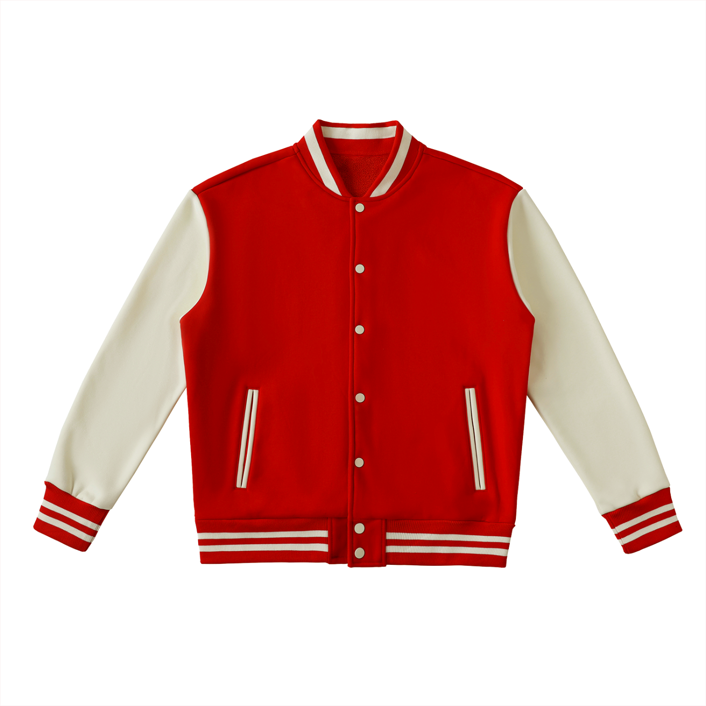 EVERYDAY Two-Tone Fleece Varsity Jacket