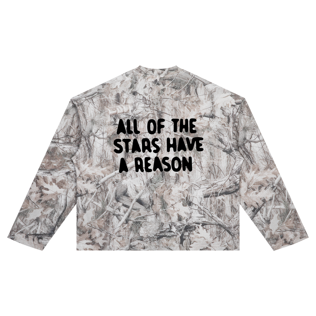 ALL OF THE STARS Tree Camo Waffle Tee