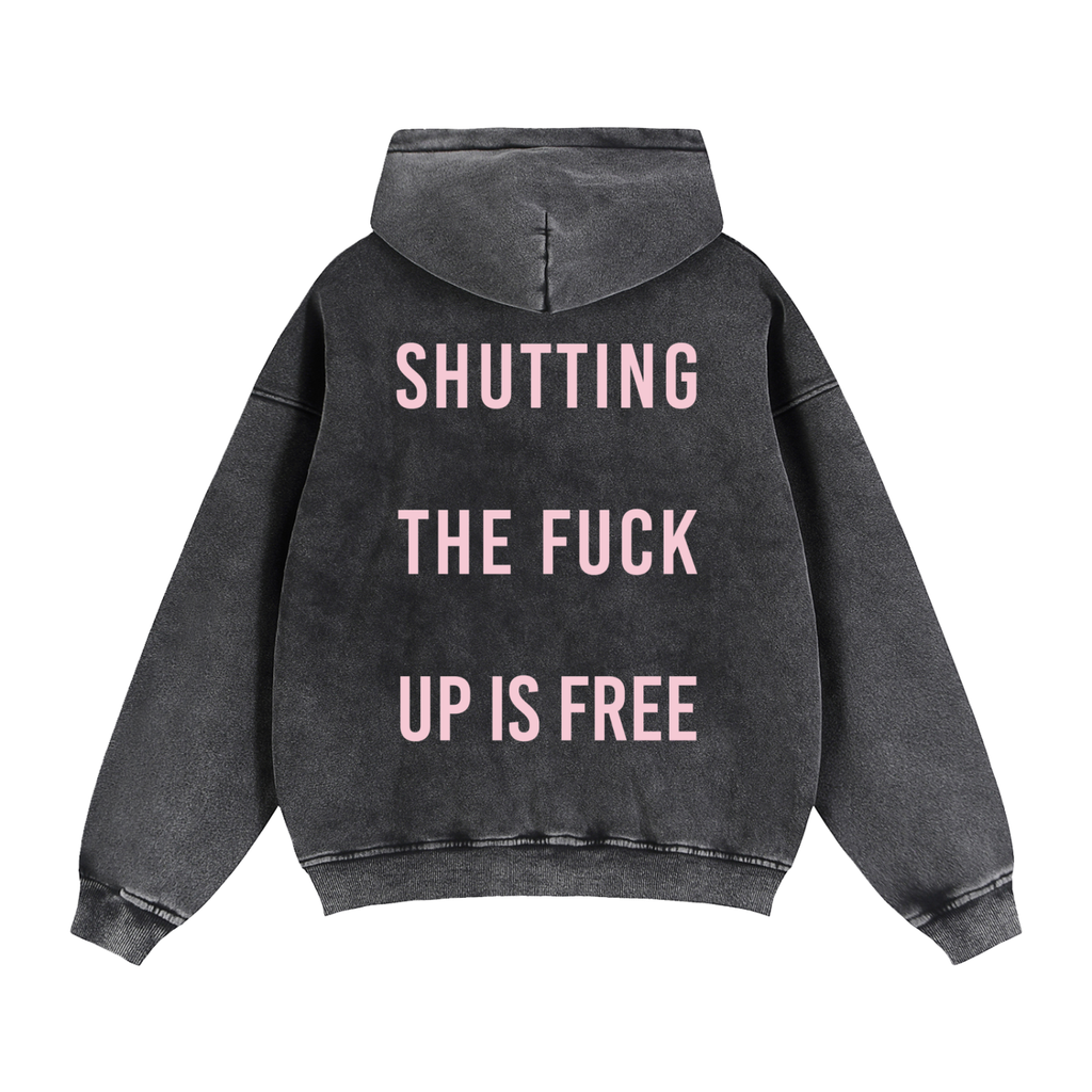 Shut Up Zip Fleece Hoodie