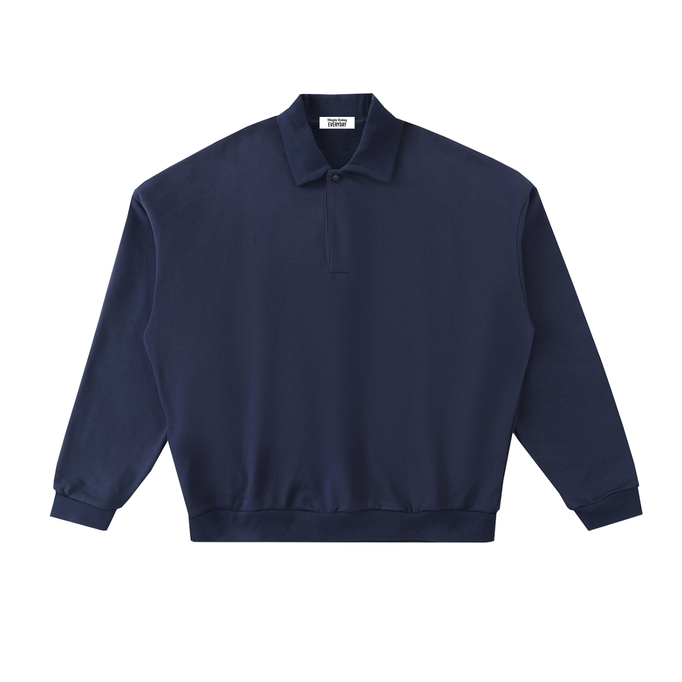 EVERYDAY Heavyweight Fleece Polo Sweatshirt