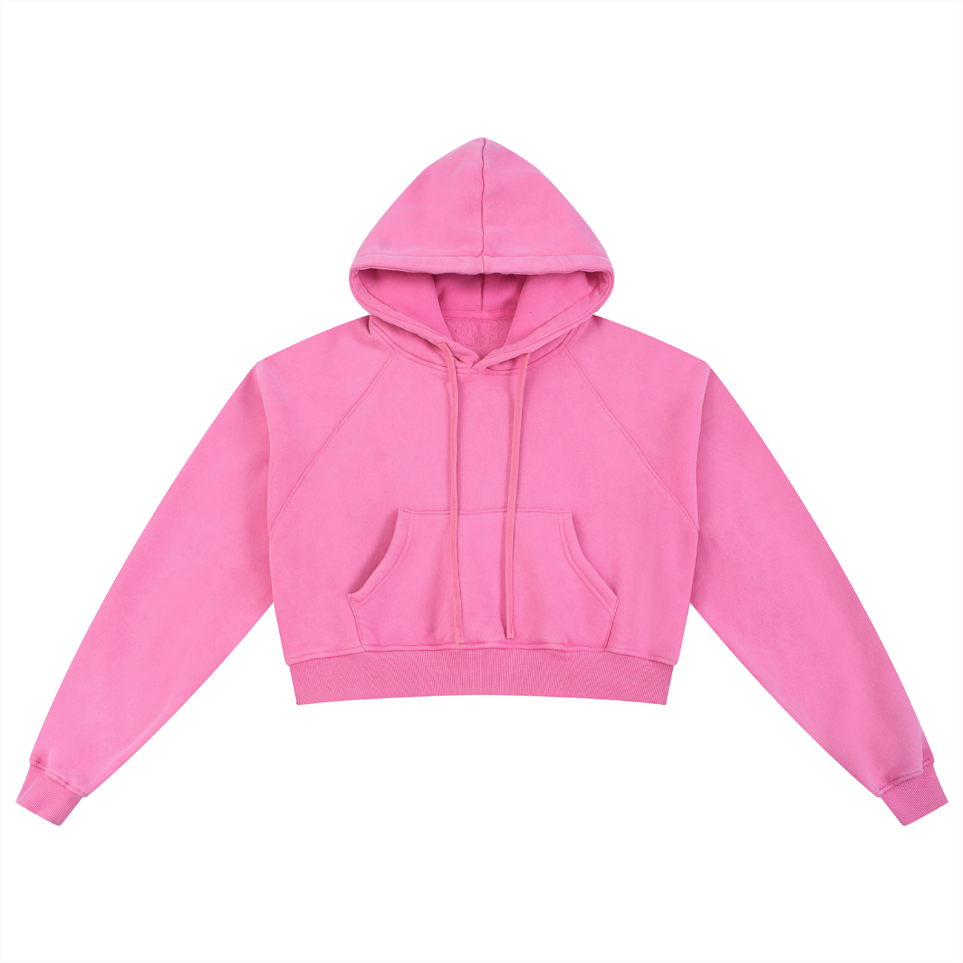 EVERYDAY Snow Washed Cropped Hoodie
