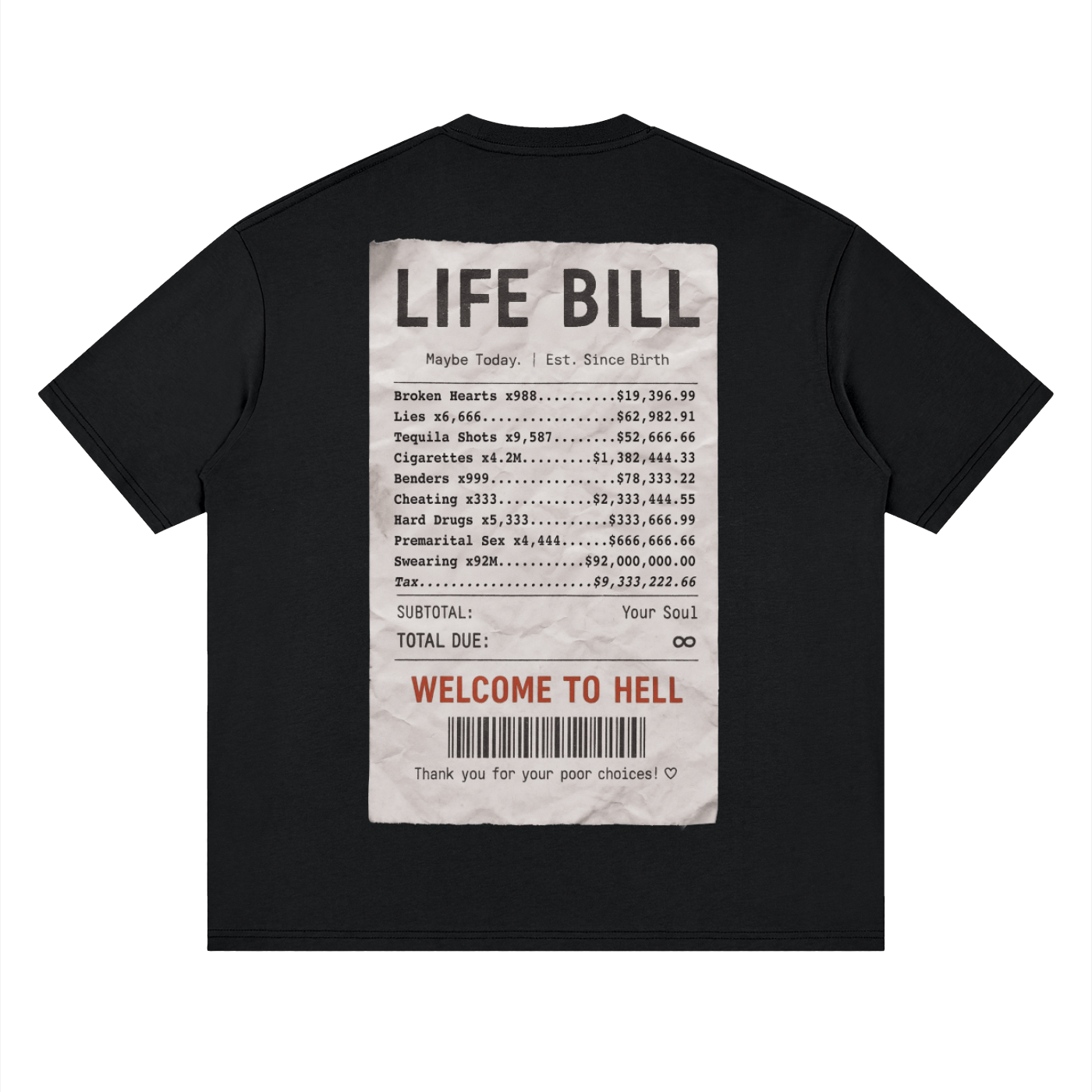 Streetwear Loose Drop Shoulder T-Shirt