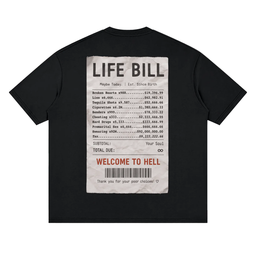 Life Bill Drop Shoulder Tee