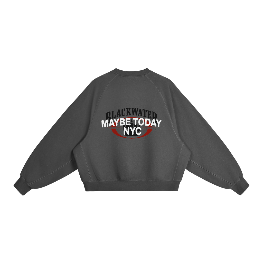 Black Water Heavyweight Boxy Sweatshirt