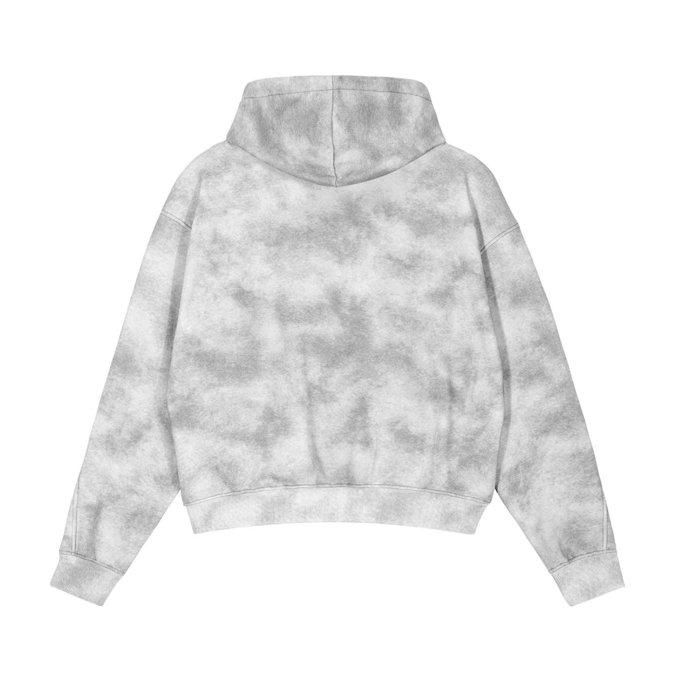 EVERYDAY Dirty Washed Zip-Up Fleece Hoodie