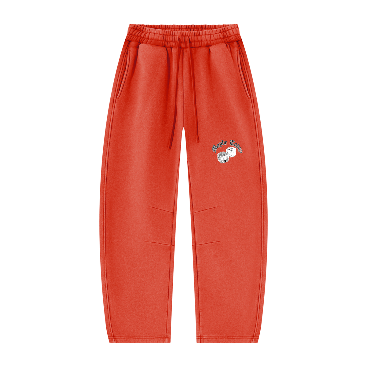 Dicey Barrel Leg Fleece Sweatpants