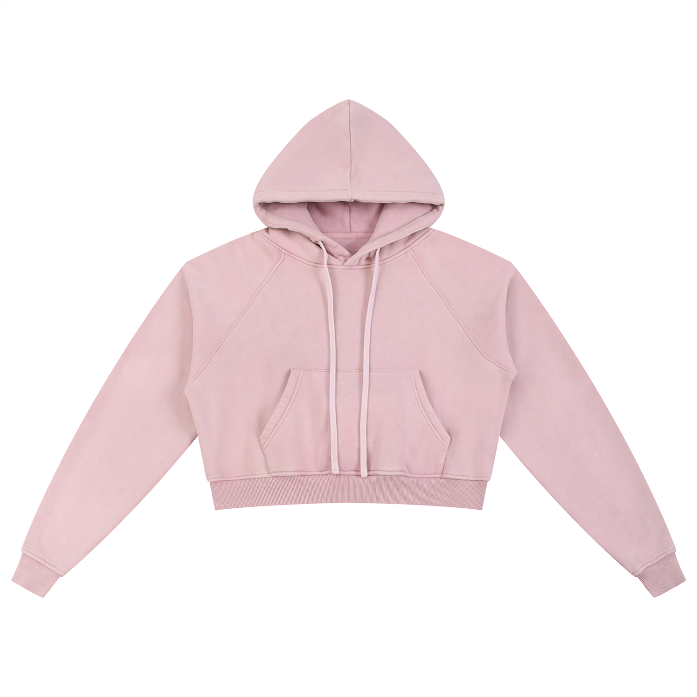 EVERYDAY Snow Washed Cropped Hoodie
