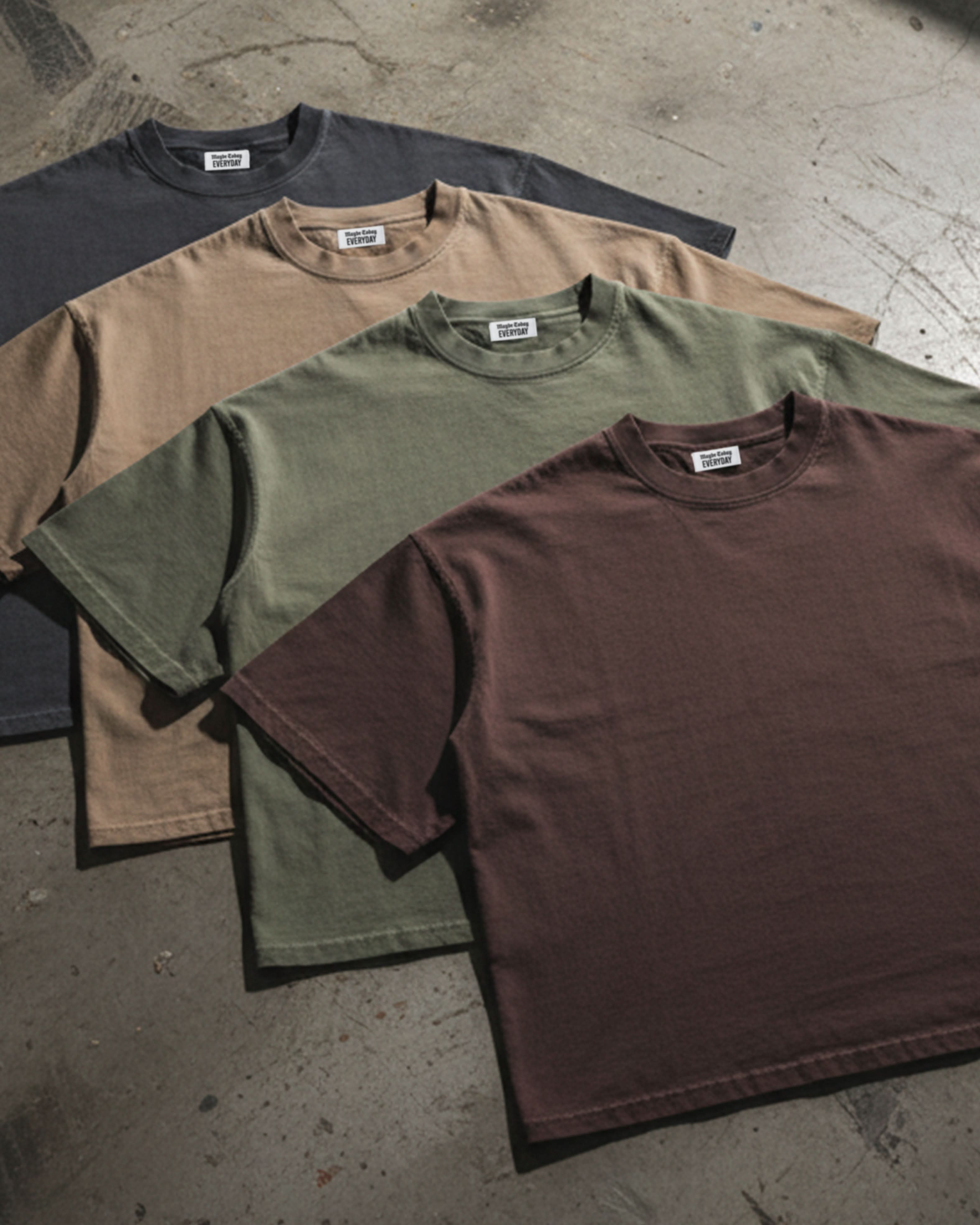 EVERYDAY Vintage Washed Boxy Tee (Available in 6 Colors)