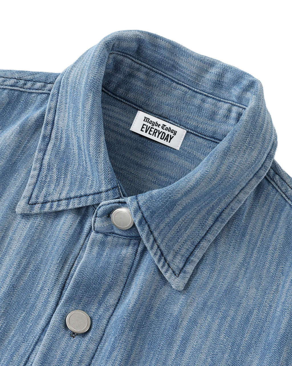 EVERYDAY Distressed Wash Short-Sleeve Shirt
