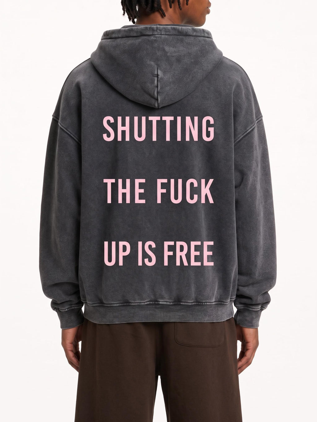 Shut Up Zip Fleece Hoodie