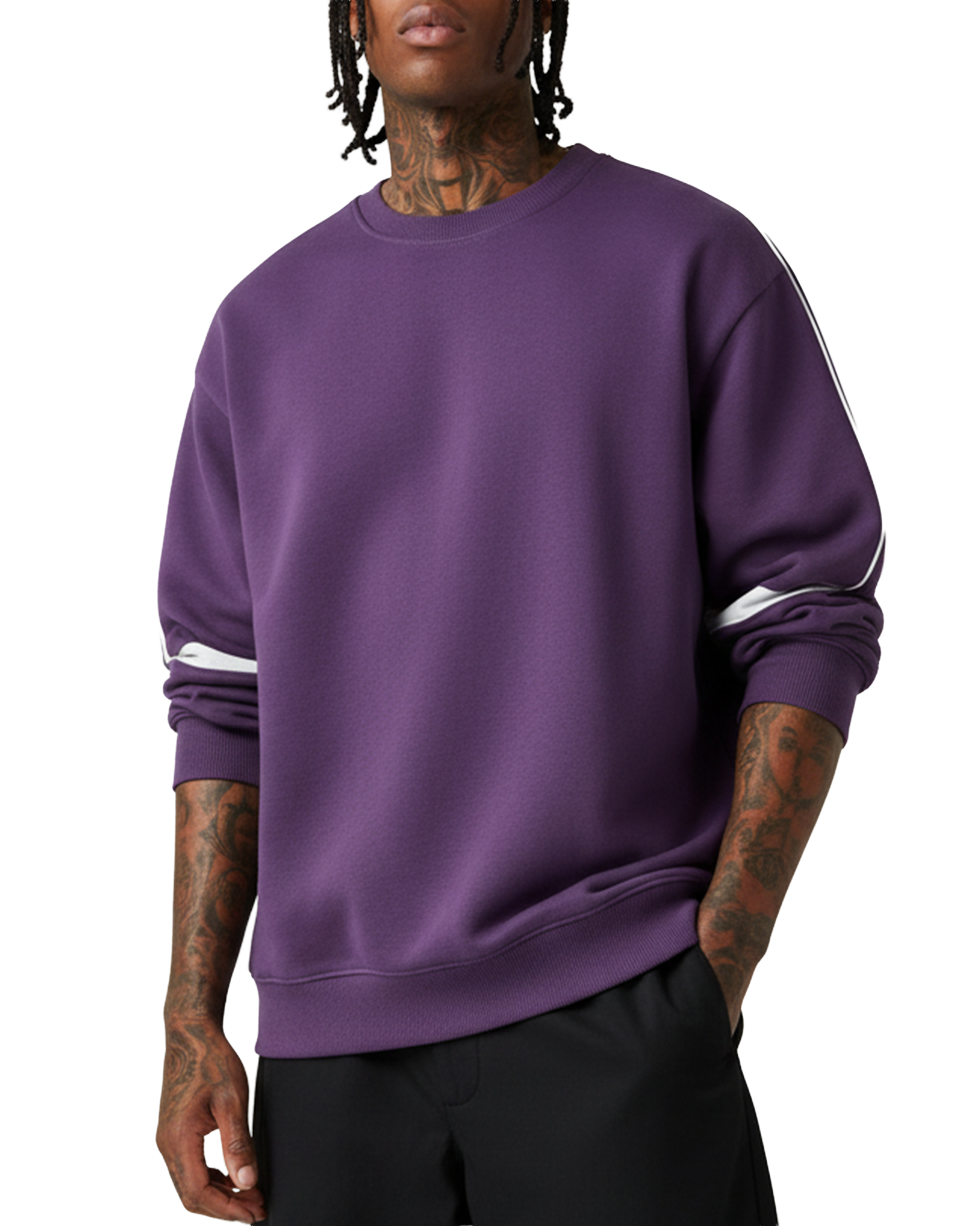 EVERYDAY Crewneck Taped Sweatshirt