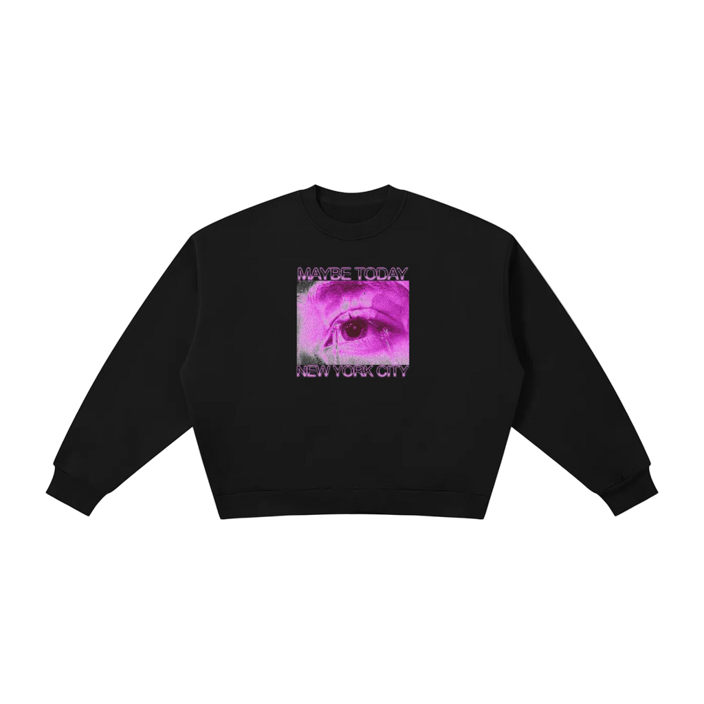 Boxy Fleece Crewneck Sweatshirt