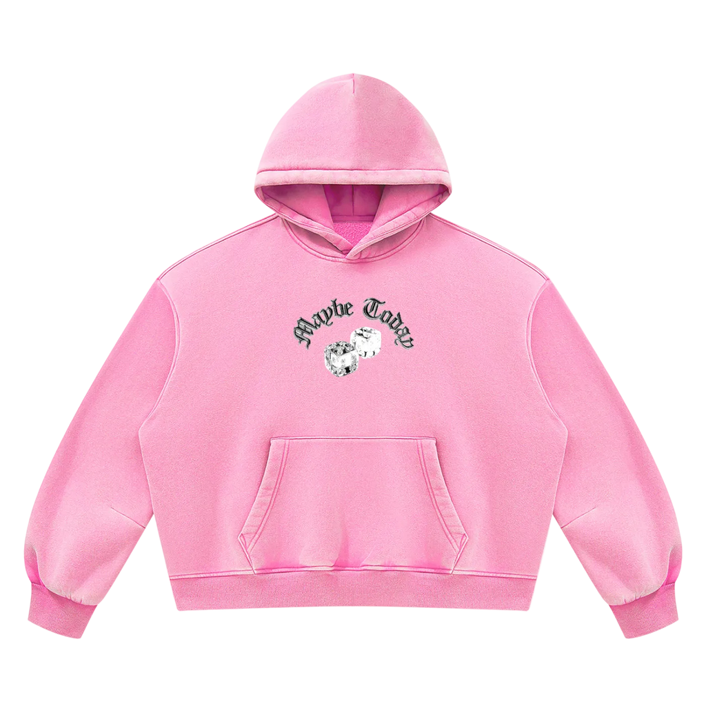Dicey Boxy Fleece Hoodie