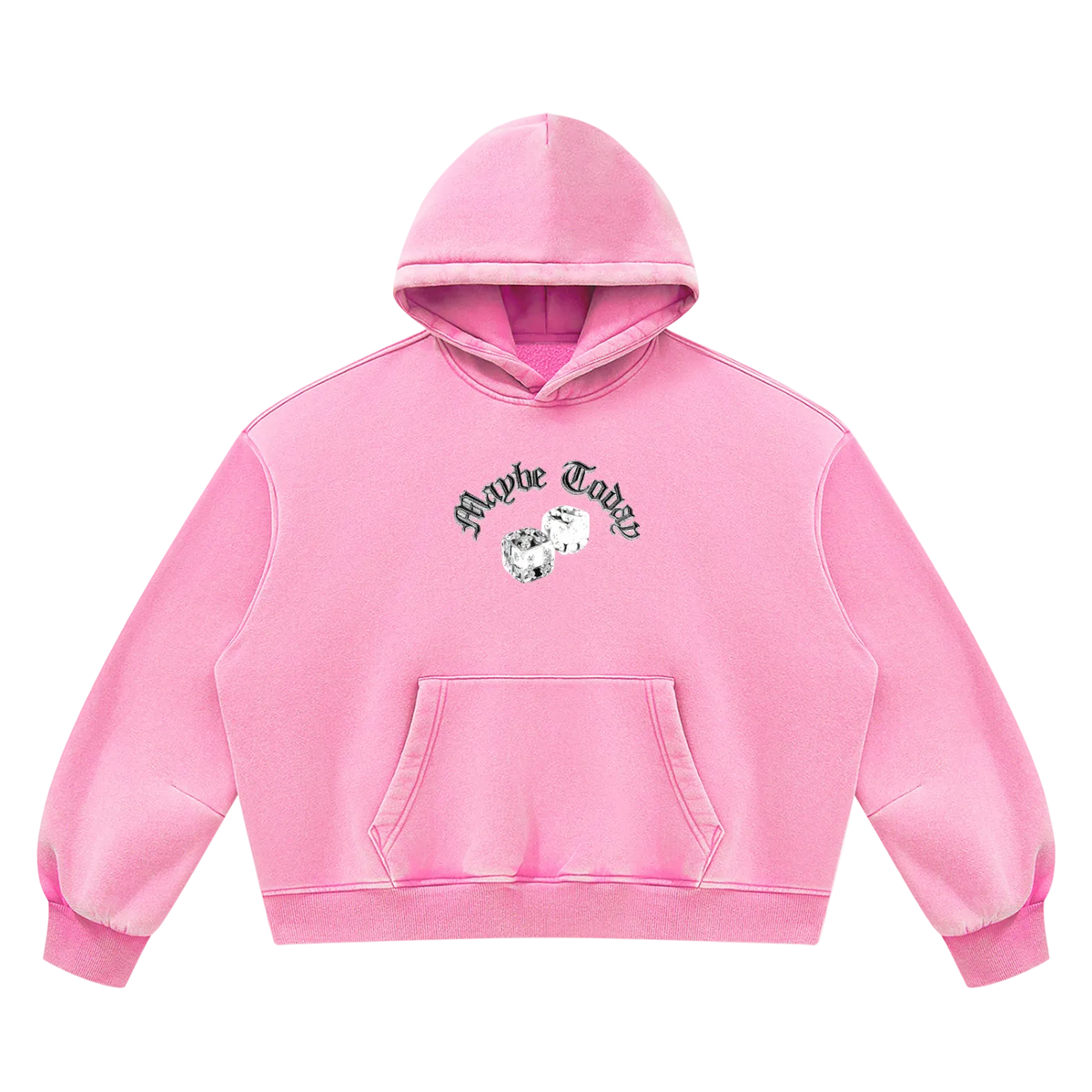 Dicey Boxy Fleece Hoodie