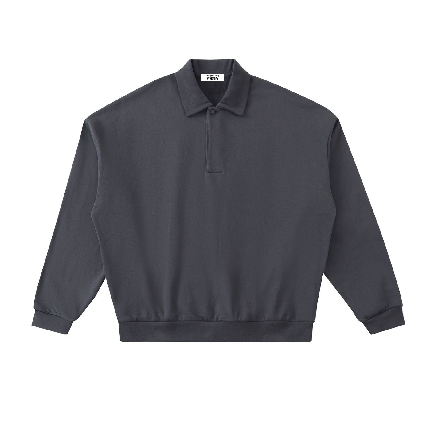 EVERYDAY Heavyweight Fleece Polo Sweatshirt