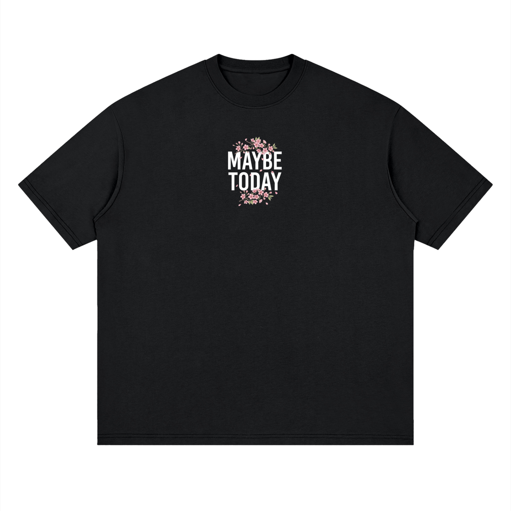 Cherry Blossom Drop Shoulder T-Shirt