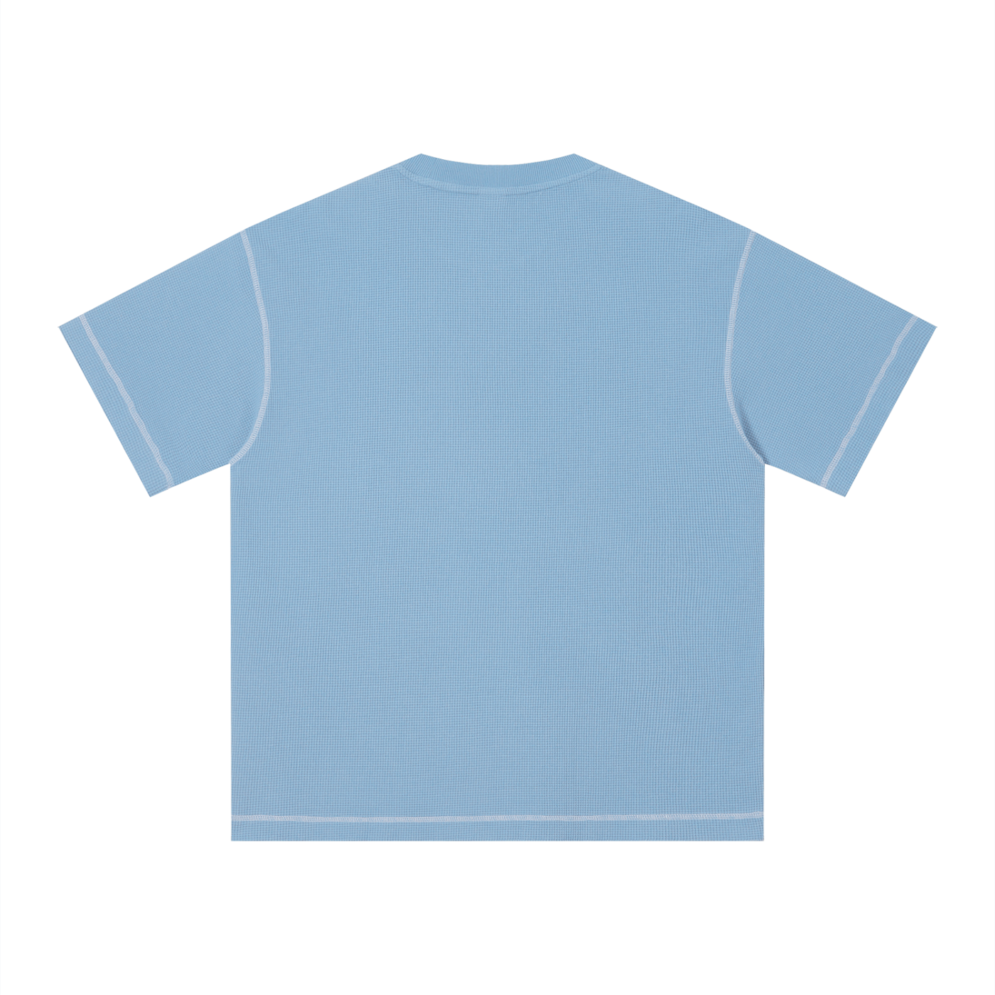 Logo Sunfade Waffle Boxy Tee
