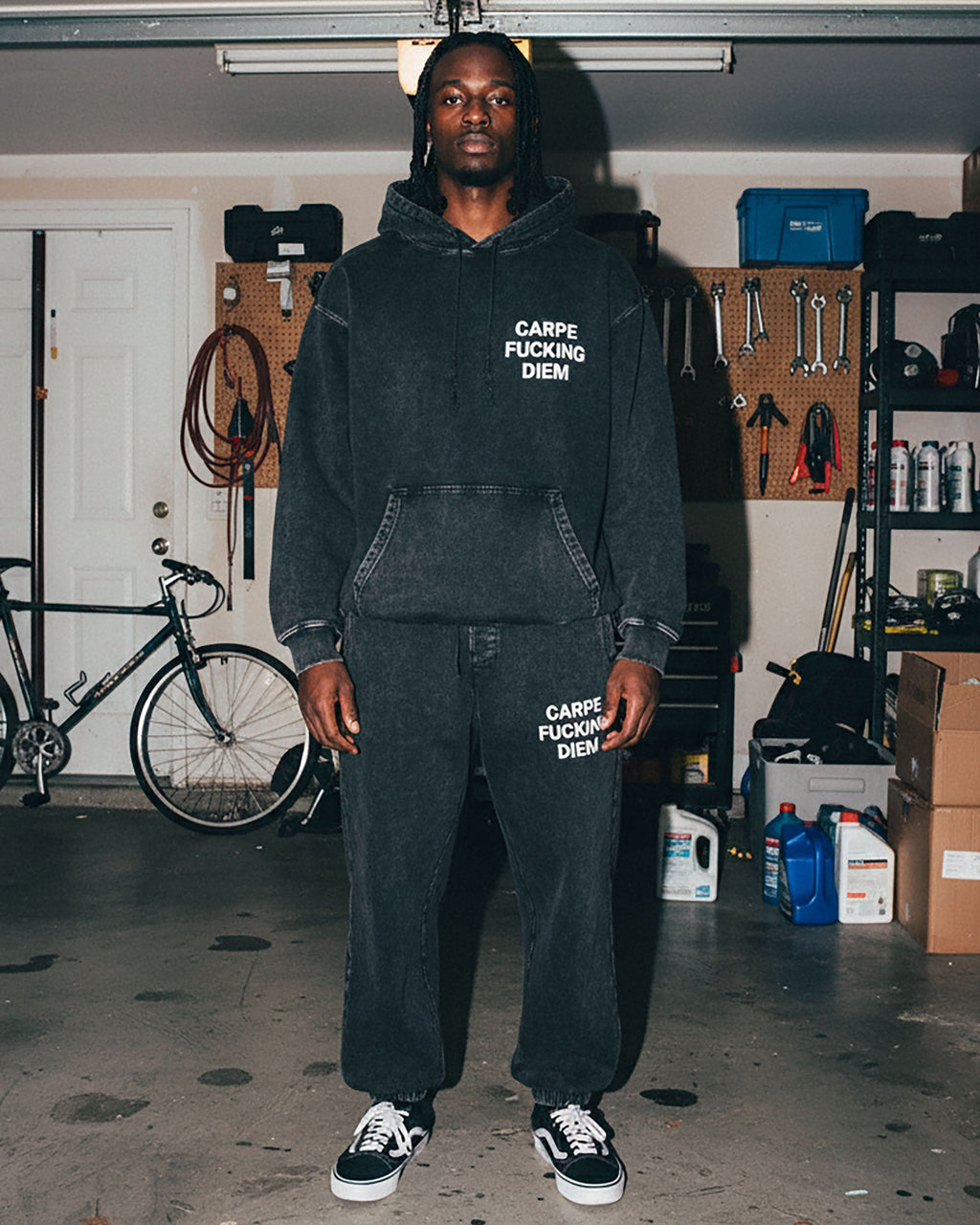 Carpe Diem Snow Wash Heavyweight Sweatpants