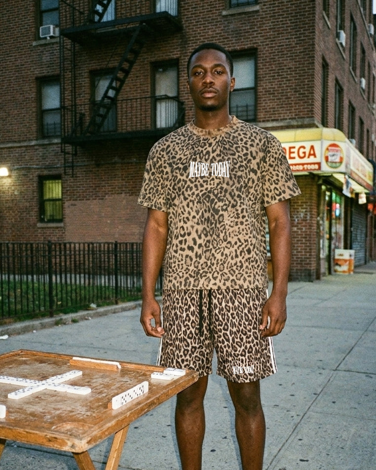 Leopard Print Boxy Tee