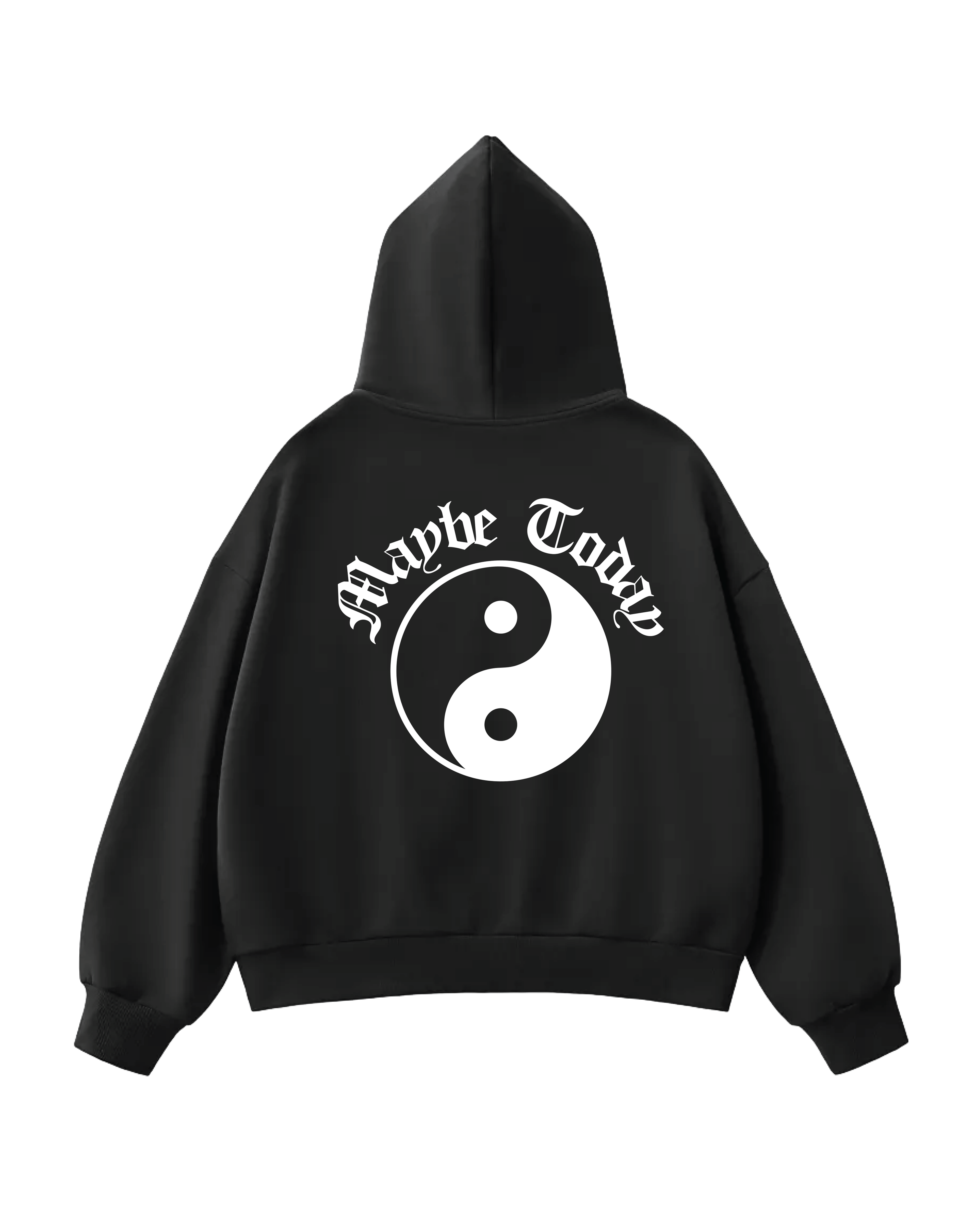 Yin Yang Full-Zip Boxy Hoodie