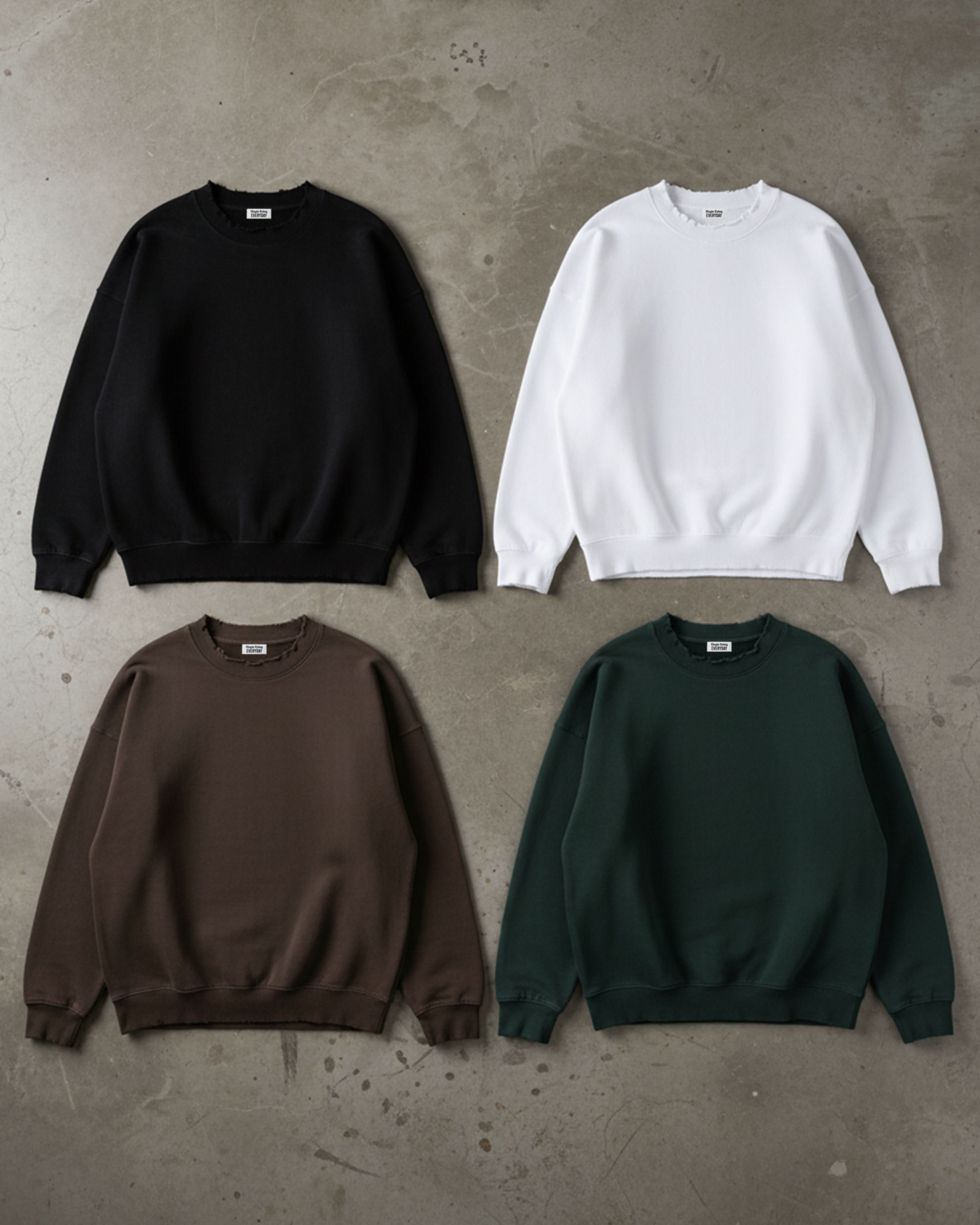 EVERYDAY Drop Shoulder Crewneck Sweatshirt