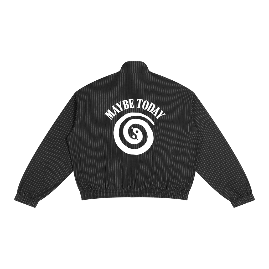Serpent Striped Full-Zip Track Jacket