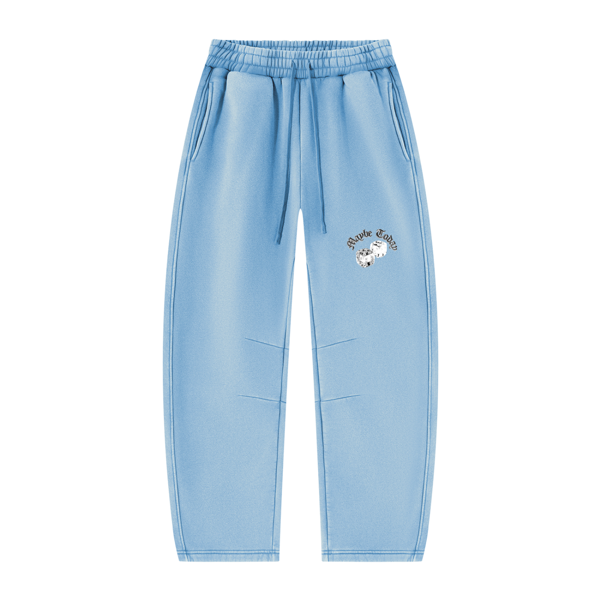 Dicey Barrel Leg Fleece Sweatpants