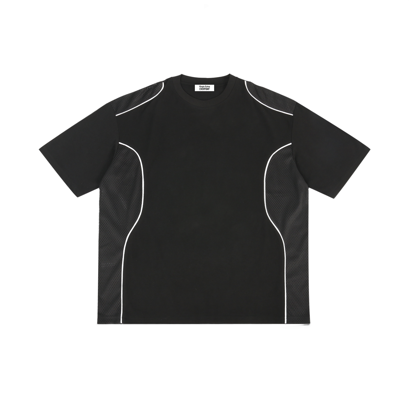EVERYDAY Contrast Piped Panel T-Shirt
