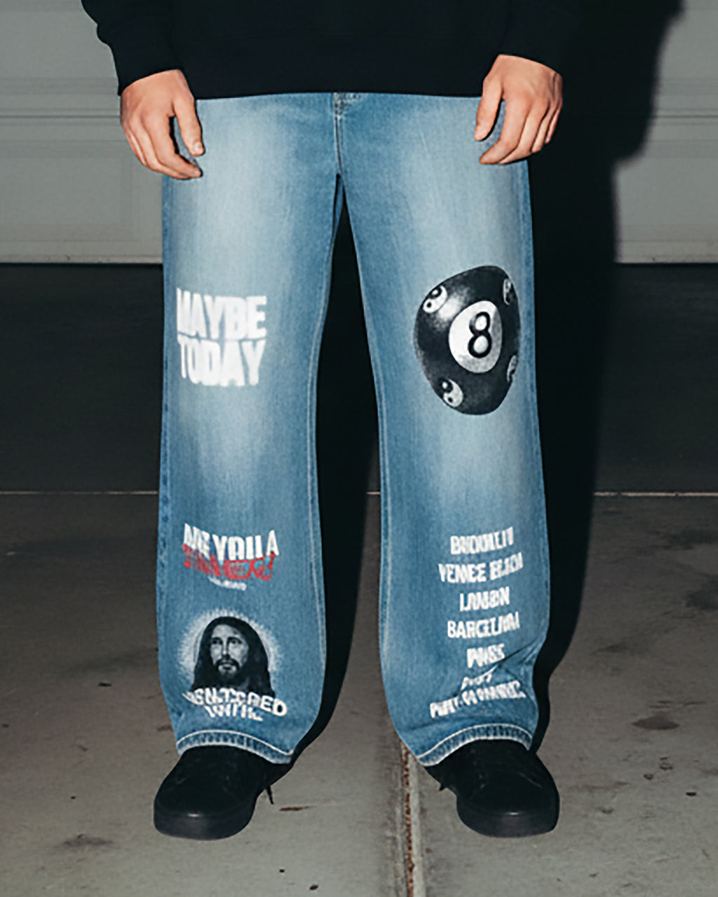 8 Ball Sun Fade Heavyweight Denim Jeans