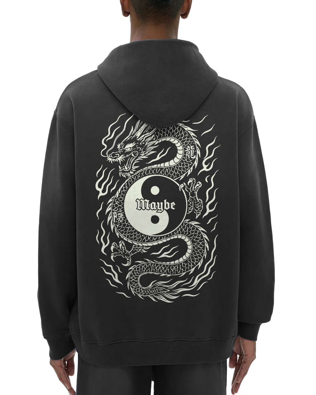 Dragon Sun Faded Hoodie