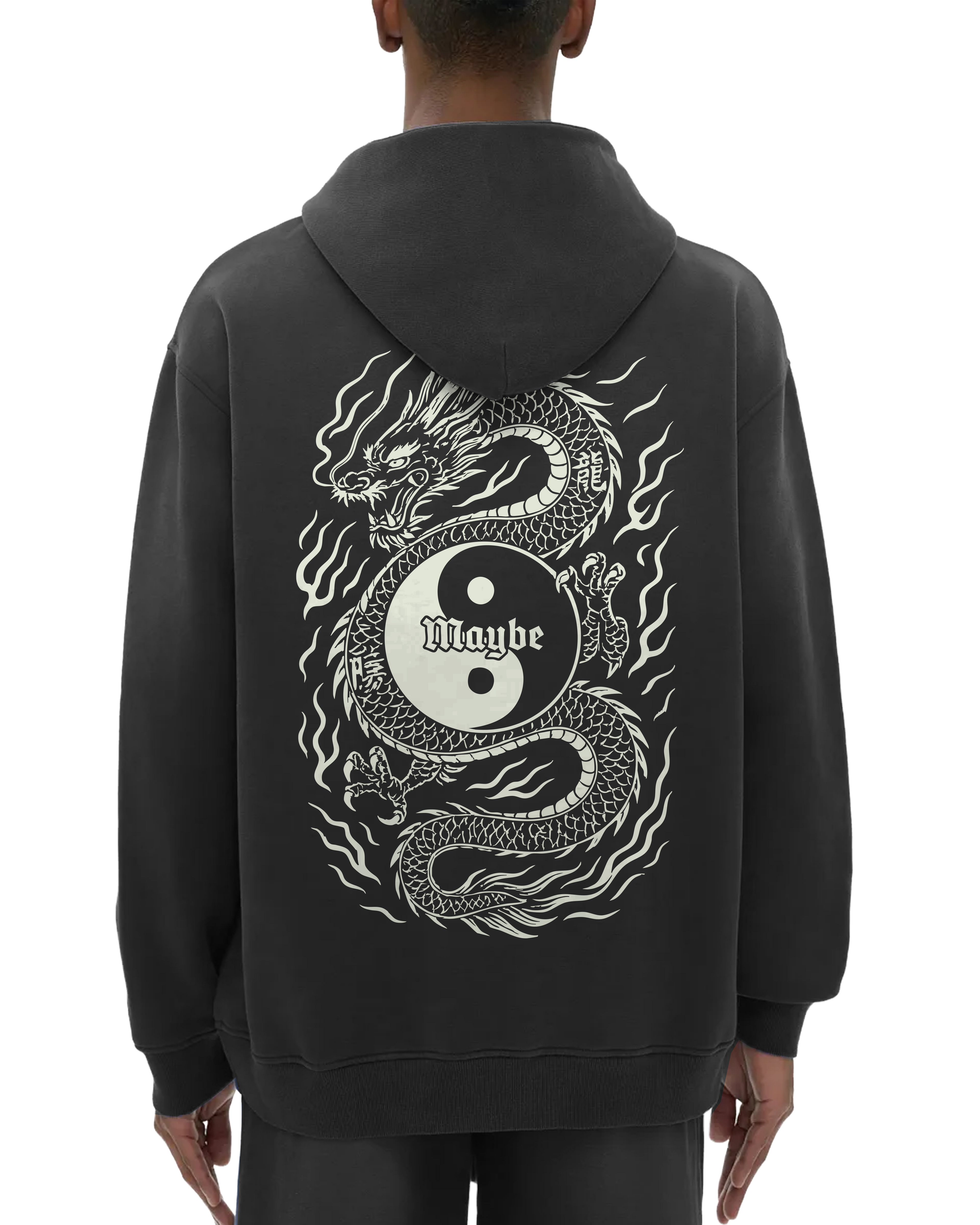 Dragon Sun Faded Hoodie
