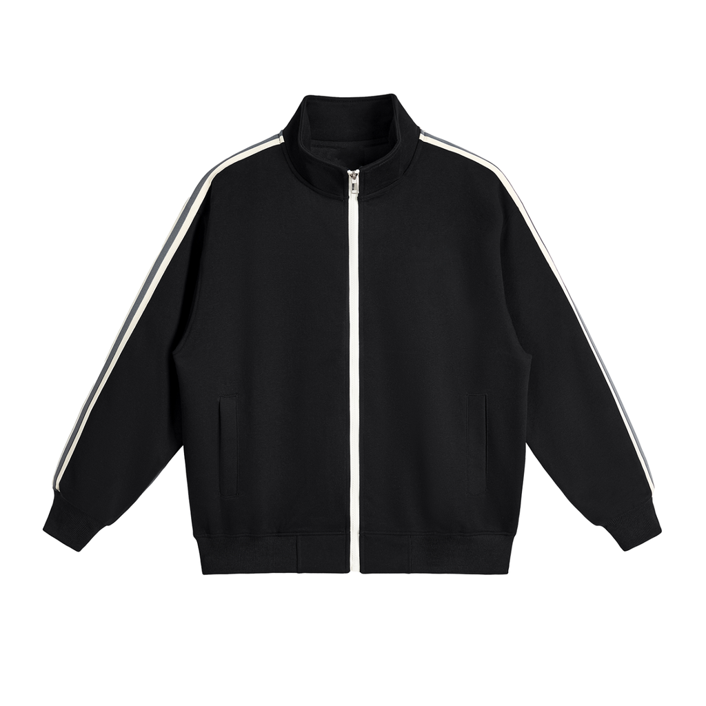 EVERYDAY Contrast Side-Stripe Stand Collar Jacket