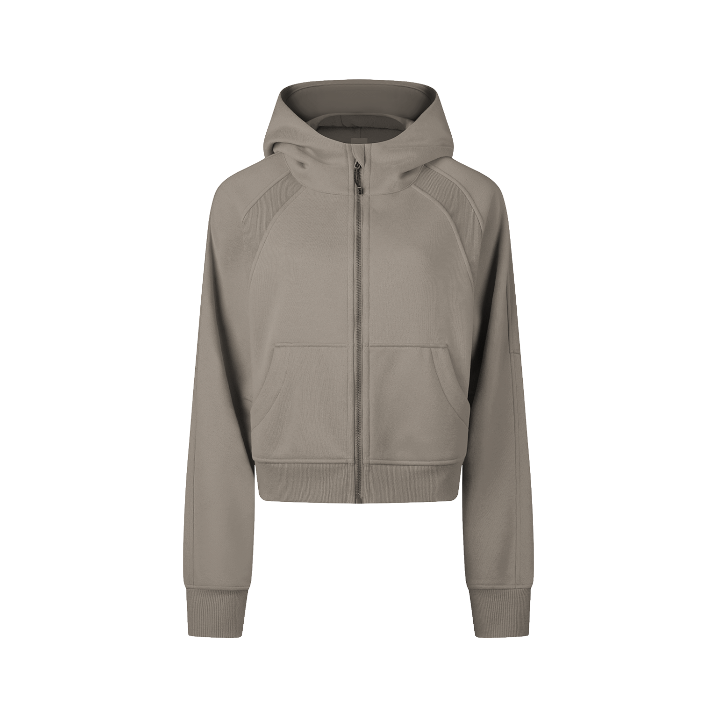 EVERYDAY Cropped Zip-Through Hoodie