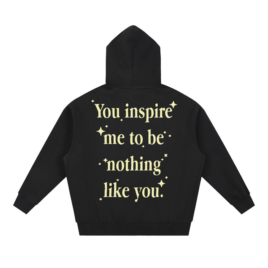 Inspire Me Boxy Fit Fleece Hoodie